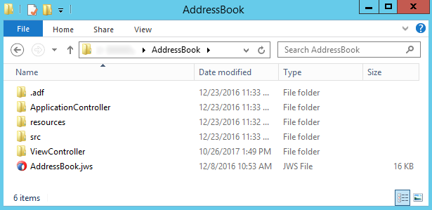 Содержимое архива мобильного демо-приложения AddressBook Содержимое архива мобильного демо-приложения AddressBook