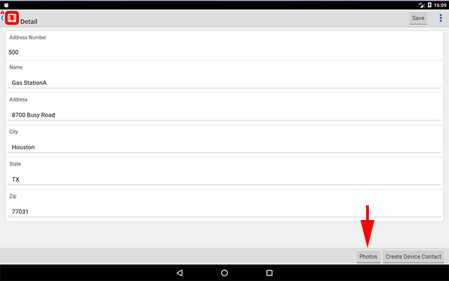 Экран Detail демо-приложения AddressBook Экран Detail демо-приложения AddressBook