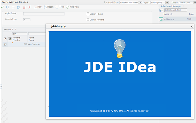 Фото в JDE Фото в JDE