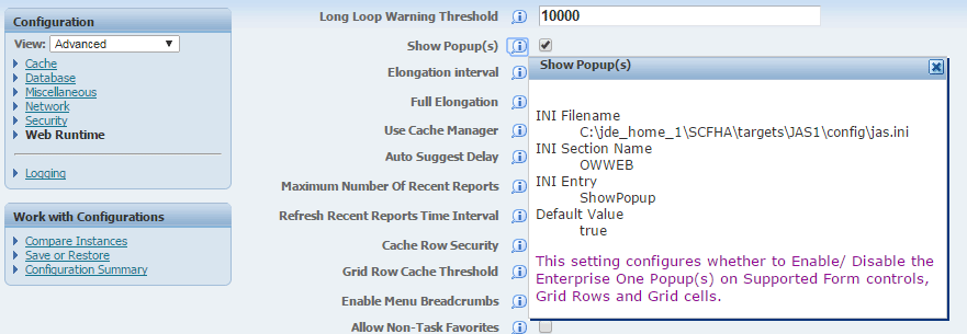 Включение/выключение механизма форм с наведением для веб-сервера Включение/выключение механизма форм с наведением для веб-сервера